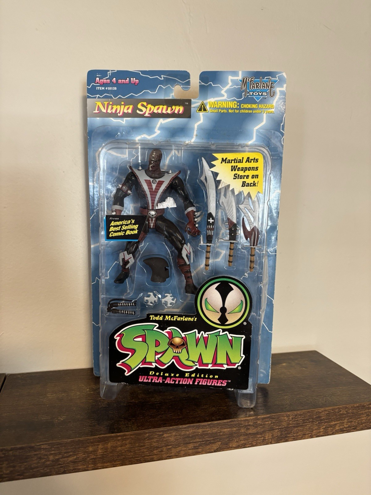 1995 McFarlane Toys Spawn Series 3  Ninja Spawn Ultra Action Figure New