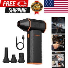 MF50 Compressed Air Duster-110000RPM Super Power Electric Air Duster, 3-Gear ...