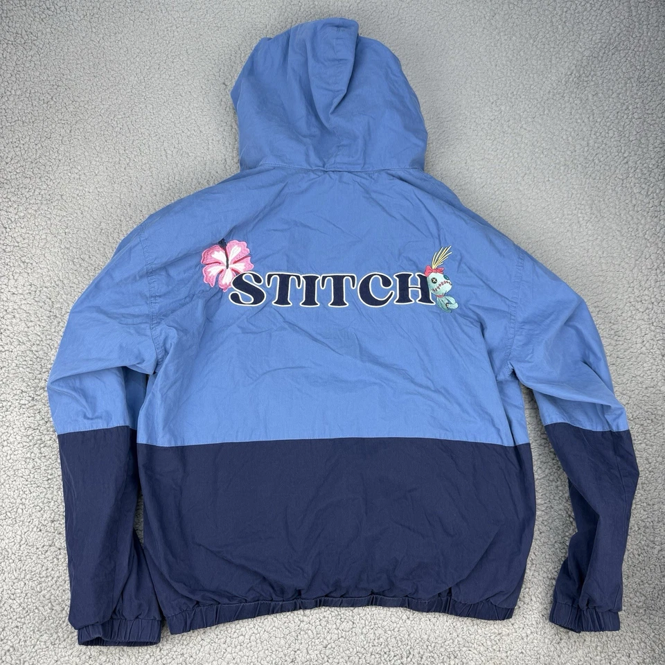 Chaqueta Disney Lilo and Stitch para mujer grande azul bloques de colores exclusiva de BoxLunch Foto 3 de 4
