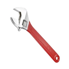 Adjustable Wrench 12" Wide Jaw Wrench Adjustable Repairs Spanner Red
