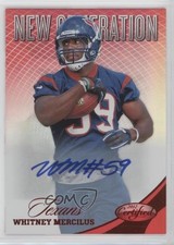 2012 Certified New Generation Mirror Red Signatures Whitney Mercilus Auto 02qo