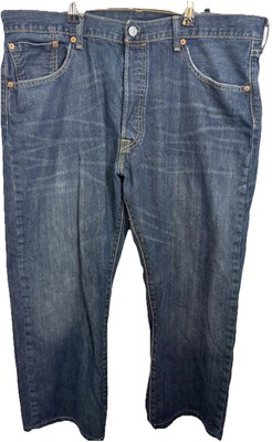 Levi s Vintage Jeans 501 Herren Straight Fit Blau W38 Inch /L25 inch gekürzt