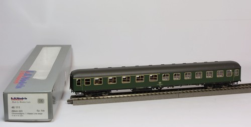 LS Models 46111 vagón de tren rápido vagón compartimento ABüm223 1/2. Kl. DB Ep. IV nuevo embalaje original | Condition: Gebraucht