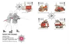 Isle of Man Comm/FDC -  Manx Fire Engines - 1991 (IOM247)