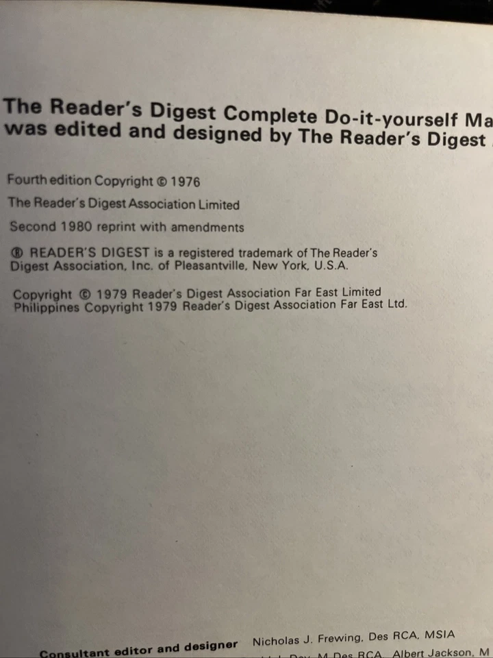 The Readers Digest Complete Do-it-yourself Manual - Image 4 of 4