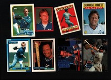 George Brett 1982 1986 1988 1989 1991  1992 Topps Stadium Club Baseball Cards