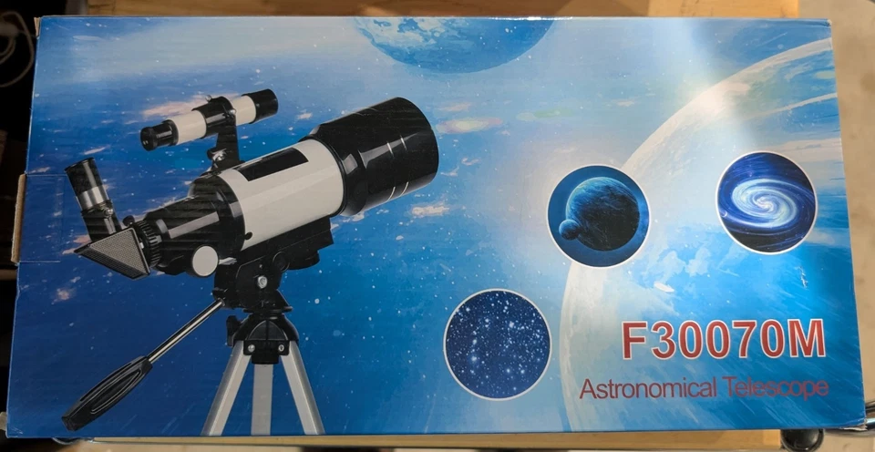 Telescope for Adults & Kids, 70mm Aperture Refractor (15X-150X) Portable Trav - Image 2 of 3