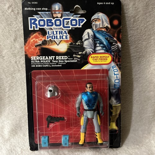 1988 Kenner RoboCop Ultra Police Sergeant Reed Tear Gas Specialist New