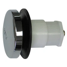 WATCO 38410-CP Drain Stopper,Dia. 2",Brass ,Chrome 6AVK6