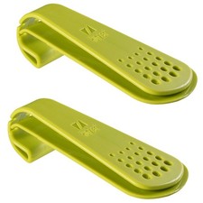 Steep 'n Squeeze Tea Bag Holder  Squeezer Set Green 