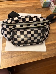 Checkered Fanny Pack two pocket