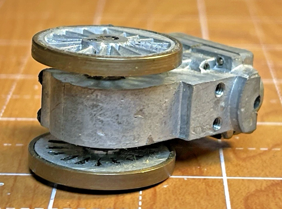 DRIVE GEAR TRANSFER 4-6-2 PACIFIC STEAM LOCOMOTIVE POST-WAR BRASS DIECAST MANTUA - Image 3 of 4