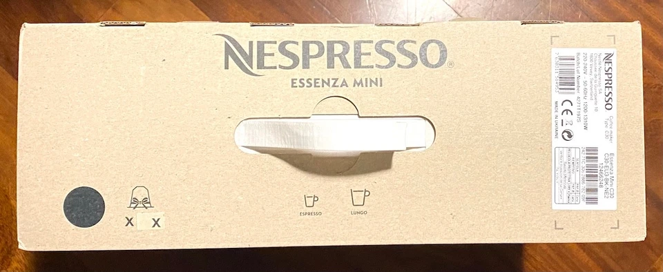 Nespresso Essenza Mini  C30 Nera Opaca - NUOVA - Immagine 4 di 4