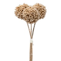 Kunstblume Alliumbund, 3Er Set, Farbe Gold, HöHe Ca. 26 Cm