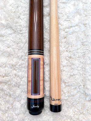 Jacoby Pool Cue w/ 11.75 or 12.75 Pro Shaft (Zircote,Birdseye Maple) CASE & CAPS