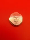 Hand Poured Skull 9Fine Mint 1/2 Troy Oz 999 Fine Silver Round