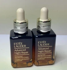 2 Pcs ) Advanced Face Night Repair Synchronized Recovery Complex 1 oz E Lauder .
