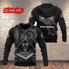 Personalized Harley Racing Davidson 3D Hoodie , Unisex Adults S-5XL