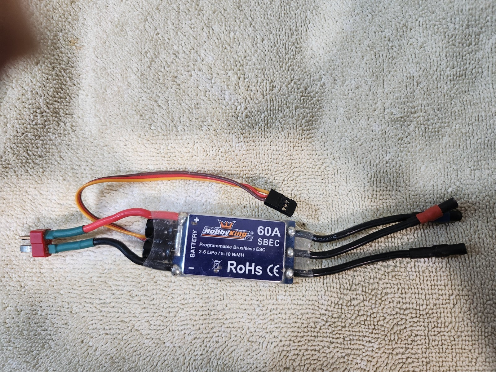 Hobbyking 60A speed controller brushles
