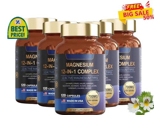 Magnesium 12 in 1 Complex - Magnesium Glycinate, Citrate, Malate, L- Threona te - Picture 17 of 17
