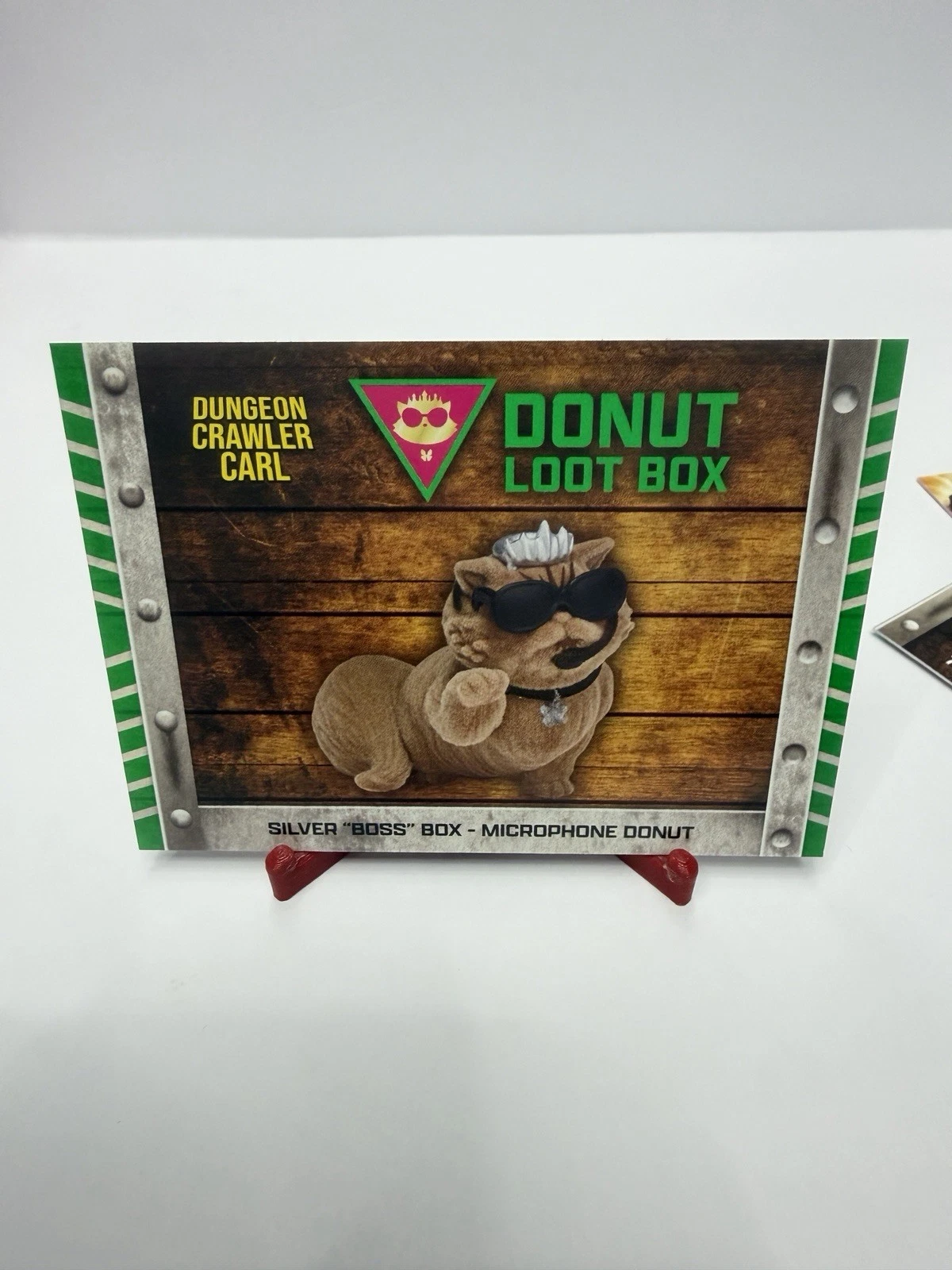 Borant Dungeon Crawler Carl #78 Donut Loot Box Microphone Donut Emerald Green - product detail image 1