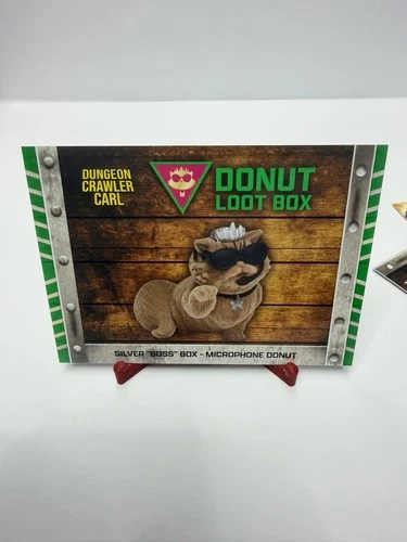Borant Dungeon Crawler Carl #78 Donut Loot Box Microphone Donut Emerald Green  video thumbnail