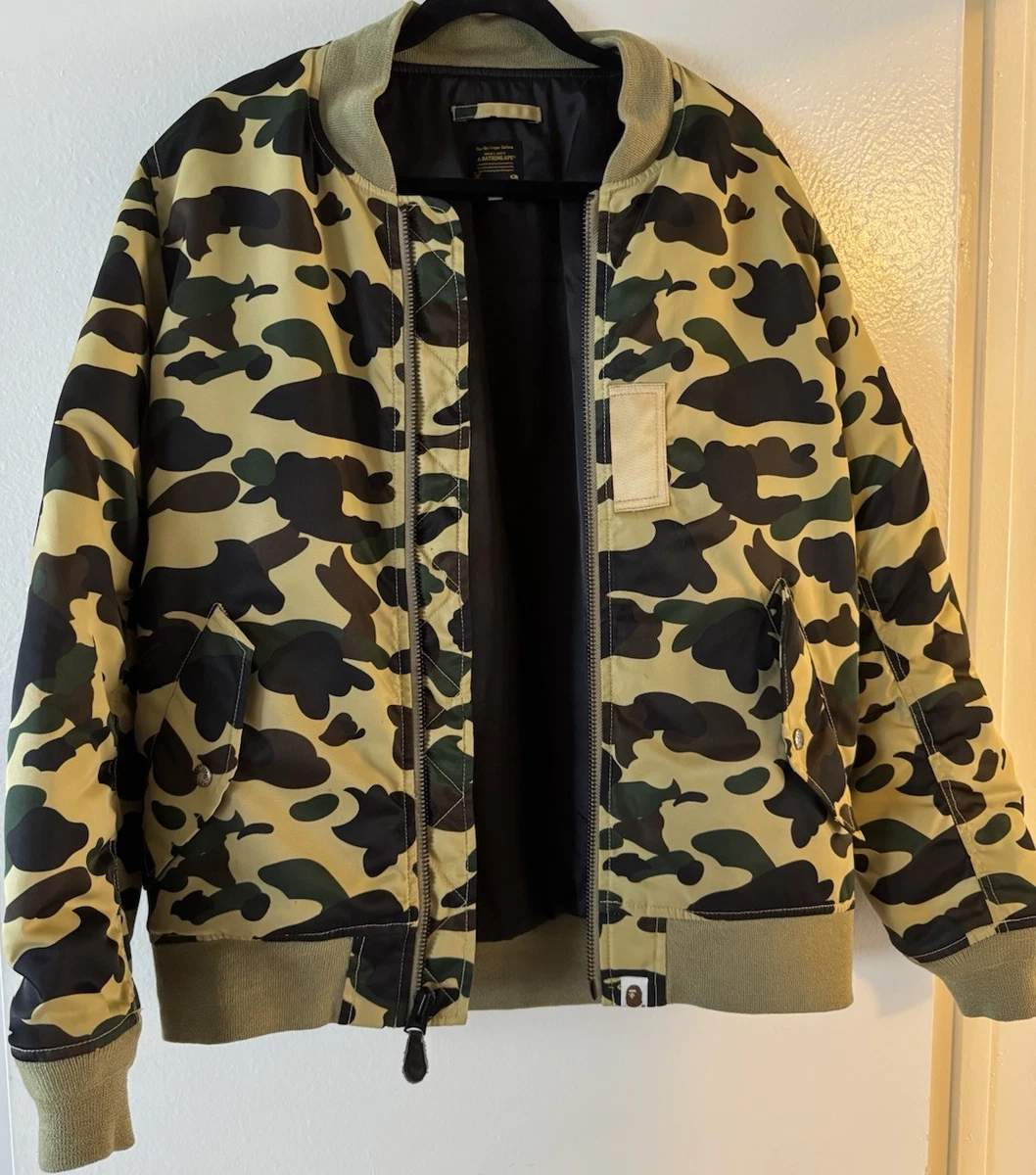 A BATHING APE スタジャン　迷彩フード　S A BATHING APE スタジャン 迷彩フード S 【公式通販】