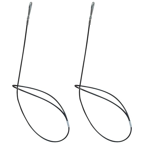2 Pack Stainless Steel Adjustable Gate Latch - Cable Pull String for ...