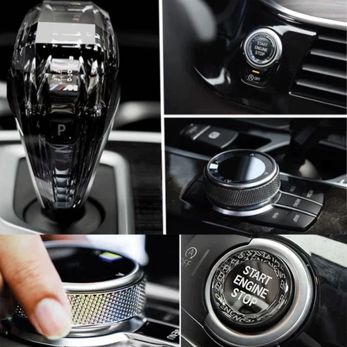 Crystal Gear Shift Knob Set For BMW G20 G28 G22 G29 X5 G05 X6 G06 X7 G07 G14 G15 - Picture 7 of 8