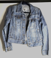 OLD NAVY Kids Blue Jean Denim Jacket Size M 8