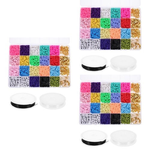3 Sets Shell Soft Ceramic Tiny Beads Polymer Clay Jewellery Making Kit - 第 10/12 張圖片