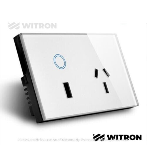 AU Type Touch Double GPO Glass Panel Power Point Wall Outlet Socket Switch 10AMP - Bild 9 von 27