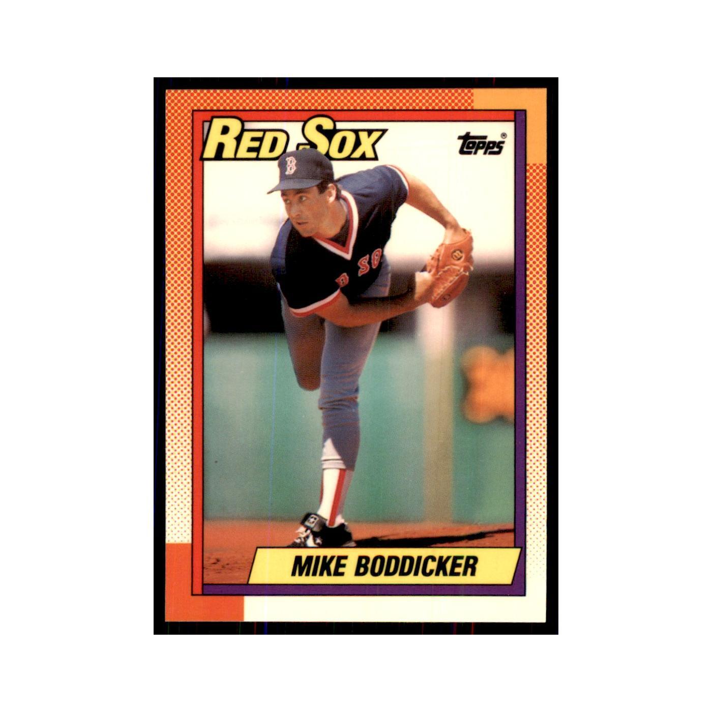 Mike Boddicker 1990 Topps Tiffany #652 Boston Red Sox Baseball Card NM