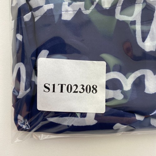 Emporio Armani Bademode Damen Marineblau Logo Chiffon All Over Cover Up Größe S/M - Bild 8 von 9