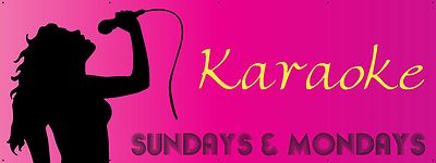 Karaoke Banner 48''x120'' (4'x10') Free Shipping/Customization