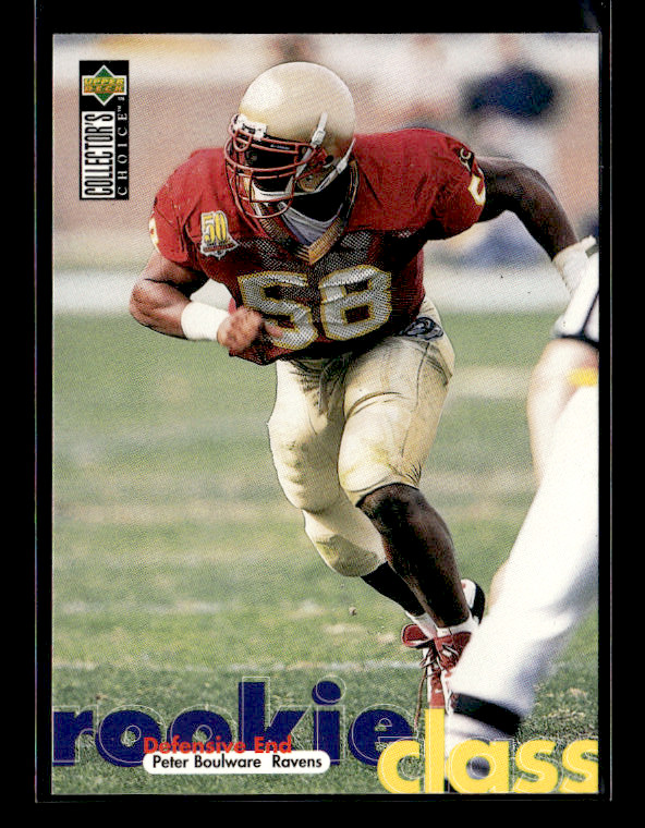 1997 Collector's Choice #4 Peter Boulware Rookie RC