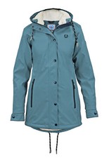 B-Ware MADSea Damen Regenmantel Friesennerz mit Teddyfleece warm gefüttert