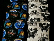 ROCK AND ROLL DEF LEOPARD MUSIC PARTY Cornhole Bean Bags 8 Aca Regulation