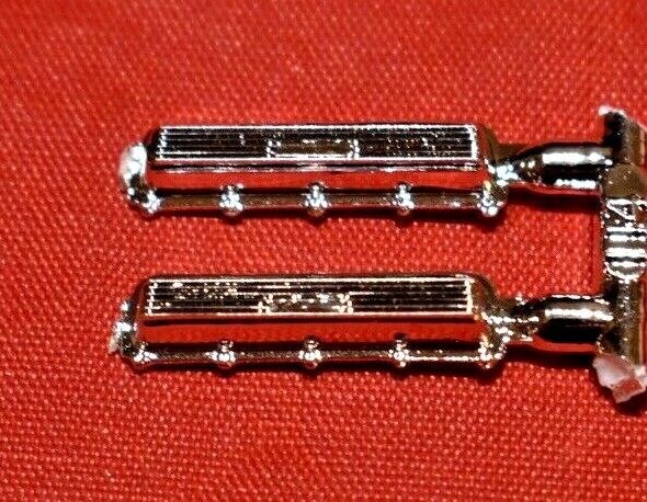 AMT Olds 455 Engine Chrome Valve Covers 1/25