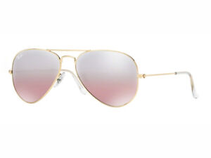 ray ban rose gold mirrored sunglasses