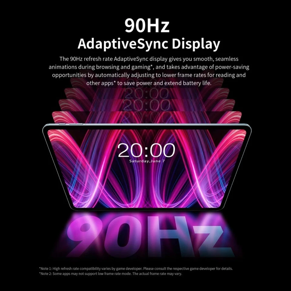 Teclast 12 inch Tablet 90Hz Refresh Rate Display Android 14 6GB RAM 128GB ROM - Image 4 of 4