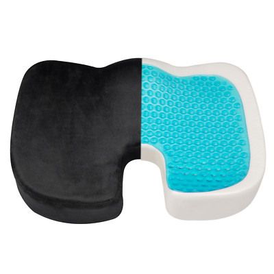 Sitzkissen orthopädisch Stuhlkissen mit Gel Sitzauflage Auto Schwarz