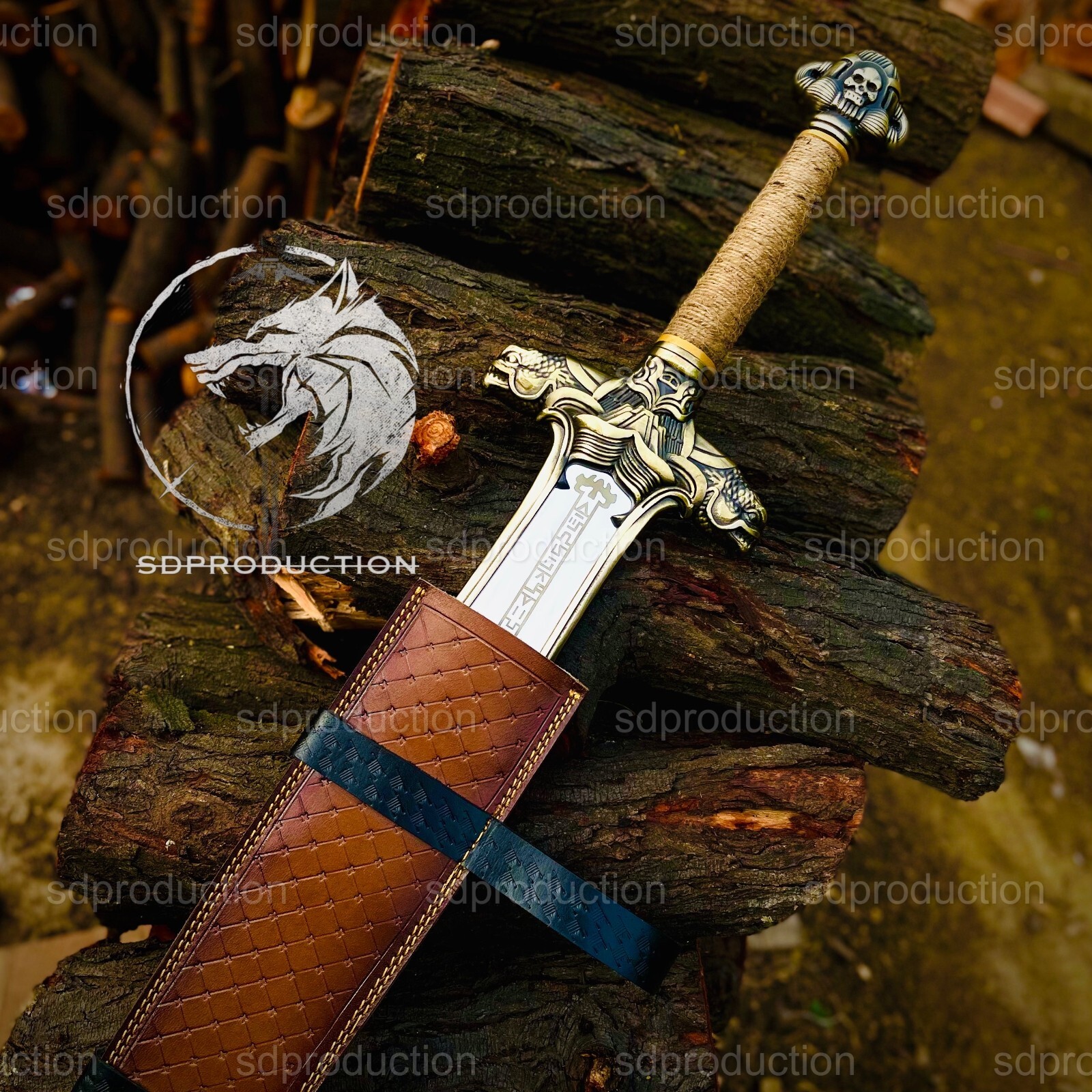 Handmade Scottish Claymore Sword Medieval Sword Battle Ready Viking 