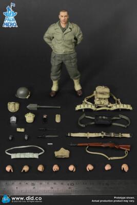 DID XA80011 1/12 Adrian Caparzo WWII US Rangers Soldier 6''Action