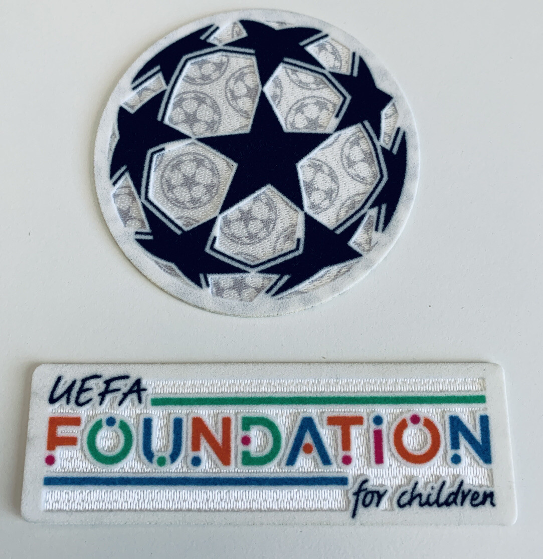 Uefa Champions League 22/23 21/22 Football Shirt Patch Badge Set
