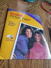 Kodak Picture Paper for Inkjet Prints 10 sheets Soft Gloss 2 Packs New Sealed