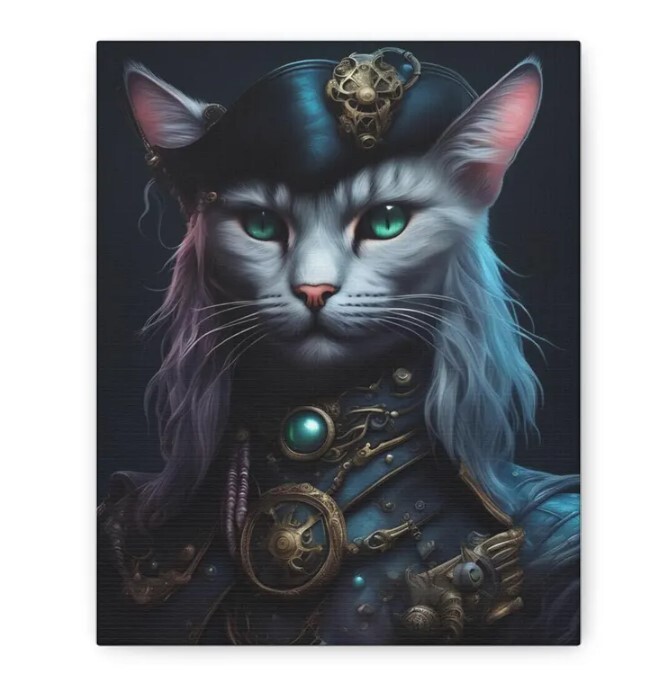 Fantasy Wall Art Admiral Whiskers for Home Decor Lovers