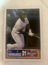 Eleir Hernandez Card 2018 Northwest Arkansas Naturals Team Card
