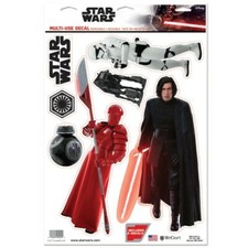 KYLO REN FIRST ORDER STAR WARS 7 PIECE DECALS STICKERS 11"X17" WALL GRAPHICS