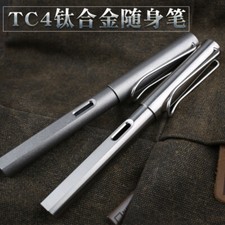 Pluma de aleación de titanio pluma de firma pluma portátil pluma de escritura empresarial